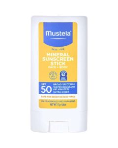 Mustela Mineral Sunscreen Stick SPF 50 - 17g/0.6oz - Gentle Protection for All Skin