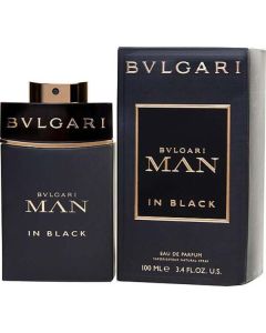 Bvlgari Man In Black - Eau De Parfum 3.4 Oz - Intense, Leather-Infused Fragrance