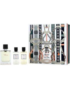 Terre D'hermes: Eau de Toilette 1.6oz Spray, Aftershave 1.4oz, & Shower Gel 1.4oz - The Essential Men's Set