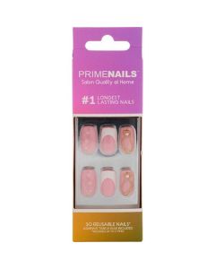 Prime Nails #C10: Medium Square Reusable Nail Set - 30ct