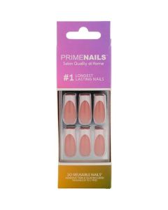 Prime Nails #M18 Long Almond Reusable Nail Set - 30ct - Salon Quality at Home!