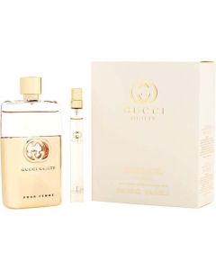 Gucci Guilty Pour Femme: 3 oz Eau De Parfum + Travel-Size Mini - Experience the Scent