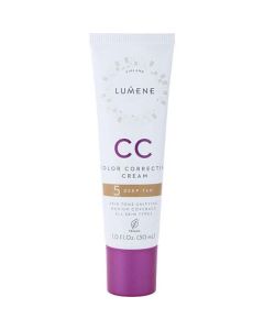 Lumene CC Color Correcting Cream #5 Deep Tan (30ml / 1oz) - Achieve Flawless Skin