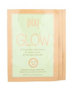 Pixi Glow Glycolic Boost Sheet Masks - Brighten & Revitalize (3-Pack)