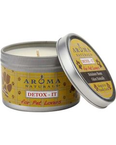 Detox-it Aromatherapy Pet Odor Neutralizing Candle - Soy/Beeswax Blend (2.5x1.75 in, 15 Hr Burn)
