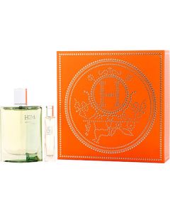 Hermes H24 Herbes Vives: 3.4 oz Refillable & 0.5 oz Travel Spray - A Fresh, Green Fragrance for Him