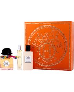Twilly d'Hermès Perfume Gift Set: 2.8oz EDP + 2.8oz Body Lotion + 0.5oz Mini EDP for Women