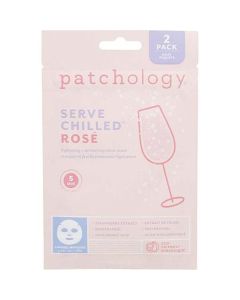 Patchology Serve Chilled Rosé Sheet Mask - 2 Pack - Instant Hydration & Glow