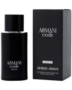 Armani Code Parfum Refillable Spray - 2.5 oz - For Him