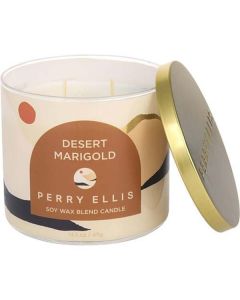 Perry Ellis Desert Marigold Candle - 14.5 oz - Unisex Home Fragrance