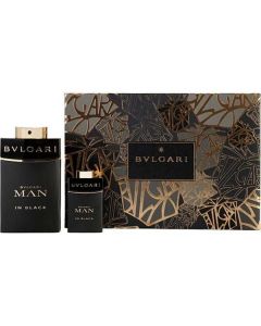 Bvlgari Man In Black - Eau De Parfum Set - 3.4 Oz & 0.5 Oz - For Men