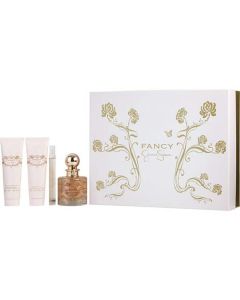 Fancy Eau de Parfum Gift Set: 3.4 oz Spray, 3 oz Lotion & Gel, Mini Spray