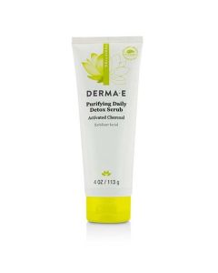 Derma E Purifying Daily Detox Scrub - 4oz Gentle Exfoliating Face Wash