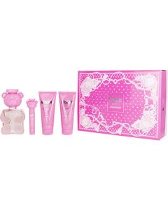 Moschino Toy 2 Bubble Gum - 4 Piece Fragrance Set - 3.4 Oz Edt Spray, Body Lotion, Shower Gel & .33 Oz Mini Edt - Unisex
