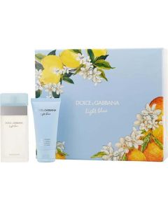 D&G Light Blue: Eau de Toilette Spray (1.7 oz) & Body Cream (1.7 oz) - A Refreshing Escape