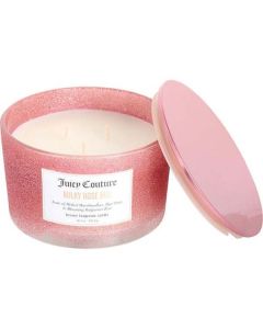 Juicy Couture Milky Rose Bud Glitter Candle - 16.5 oz of Pure Bliss