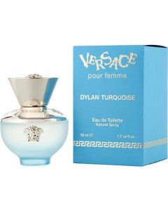 Versace Dylan Turquoise Eau de Toilette 1.7 oz Spray for Women - A Tropical Escape