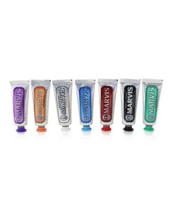 Marvis Flavor Collection Toothpaste Set - 7 x 1.3oz (25ml) - Experience the World of Taste