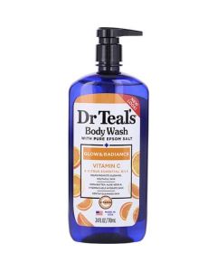 Dr. Teal's Glow & Radiance Body Wash: Vitamin C & Citrus Epsom Salt (24 oz)