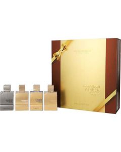 Al Haramain Amber Oud Collection: Bleu, Carbon, Gold, White - Eau De Parfum 2 Oz Unisex Set