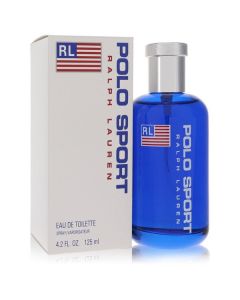 Ralph Lauren Polo Sport Eau de Toilette Spray for Men, 4.2 oz - Invigorating Freshness