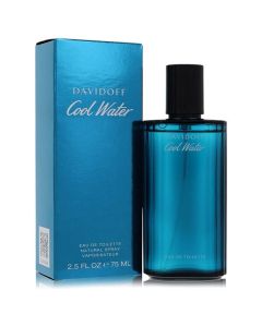 Davidoff Cool Water Eau De Toilette Spray 2.5 oz - The Ultimate Fresh Scent for Men