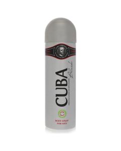 Fragluxe CUBA Black Body Spray 6.6 oz - Bold & Mysterious for Men