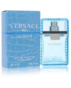 Versace Man Eau Fraiche Spray - 1 oz - Blue - Fresh & Confident