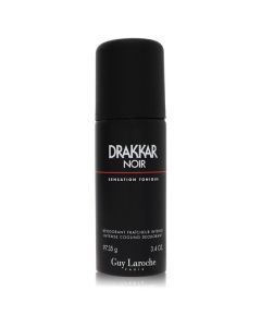 Guy Laroche Drakkar Noir - Classic Men's Deodorant Spray 3.4 oz - Timeless Scent