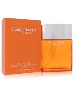Clinique Happy Cologne Spray for Men 3.4 oz - Refreshing Citrus Burst
