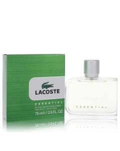 Lacoste Essential Eau De Toilette Spray for Men - 2.5 oz Fresh Citrus Scent