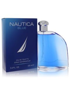 Nautica Blue Eau De Toilette - Refreshing Aromatic Woody Fragrance for Men 3.4 oz