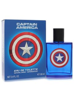 Marvel Captain America EDT Spray - 3.4 oz - Heroic Fragrance for Men