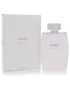 Lalique White Eau De Toilette Spray for Men - Fresh & Clean 4.2 oz