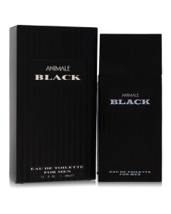 Animale Black Eau De Toilette Spray - Unleash Your Inner Power - 3.4 oz