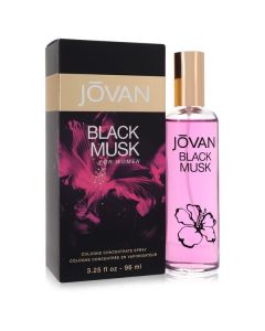 Jovan Black Musk Cologne Spray 3.25 oz - Seductive Scent for Her
