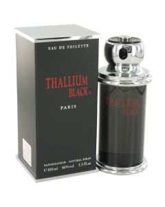 Yves De Sistelle Thallium Black Eau De Toilette Spray - 3.3 oz - Mysterious & Bold