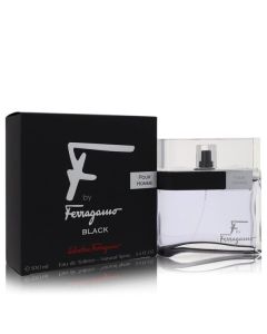 Salvatore Ferragamo F Black Eau de Toilette Spray for Men 1.7 oz - Sophisticated Scent