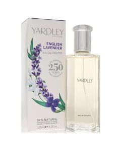 Yardley London English Lavender Eau De Toilette Spray (Unisex) 4.2 fl oz - Refreshing Floral Aroma