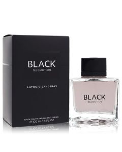 Antonio Banderas Seduction in Black Eau De Toilette Spray - 3.4 fl oz - For Men