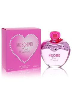 Moschino Pink Bouquet Eau De Toilette Spray - A Floral Delight for Her, 3.4 oz