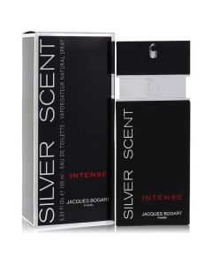 Jacques Bogart Silver Scent Intense EDT Spray - Bold, Inviting Fragrance for Men (3.33 oz)