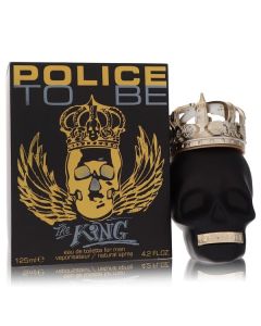 Police Colognes To Be The King Eau De Toilette Spray - Bold Scent for Men - 4.2 oz