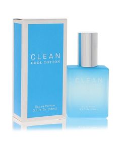 Clean Cool Cotton Eau De Parfum Spray .5 oz - Fresh & Gentle for Women