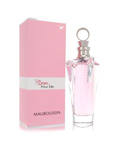 Mauboussin Rose Pour Elle Eau de Parfum Spray - 3.4 fl oz - Delicate Floral Fragrance