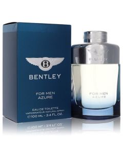 Bentley Azure Eau De Toilette Spray - 3.4 fl oz - Refreshing Scent for Men
