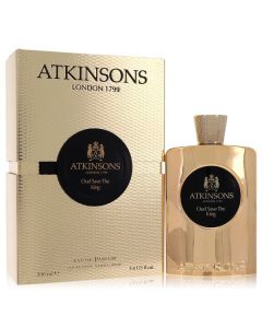 Atkinsons Oud Save The King Eau De Parfum Spray - Regal Scent for Men - 3.3 oz