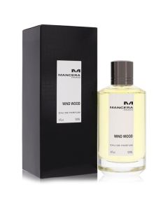 Mancera Wind Wood Eau De Parfum Spray - Bold Leather & Fresh Green Scent for Men - 4 oz