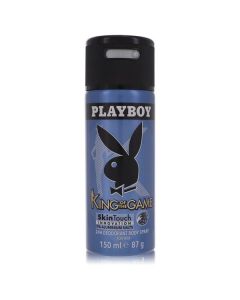 Playboy King of the Game - Deodorant Spray 5 oz - Conquer Your Day - Fresh Scent for Men