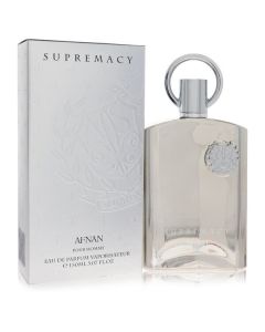 Afnan Supremacy Silver Eau De Parfum Spray - The Confident Man's Scent, 5 oz